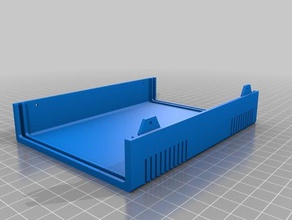 reveil3 coque bas de l'électronique personnalisé 3d print model - Mito3D