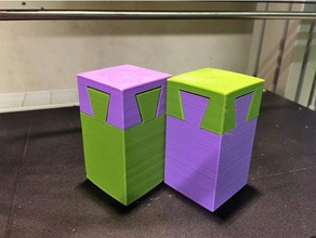 unmöglich, Salz und Pfeffer shaker Container container Schwalbenschwanz illusion unmöglich Küche magic optische Pfeffer-shaker puzzle puzzle-box salt 3d print model - Mito3D