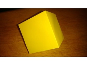debout cube - pouvez votre imprimante poignée L'impression 3d tests test d'impression de torture 3d print model - Mito3D