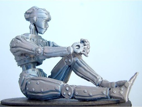 female humanoid robot sculptures 3d print model - Mito3D