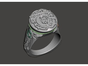 underworld alexander corvinus anello oggetti di scena 3d print model - Mito3D