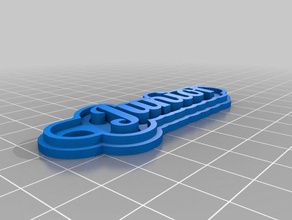 junior Schlüsselanhänger kundengebundene 3d print model - Mito3D