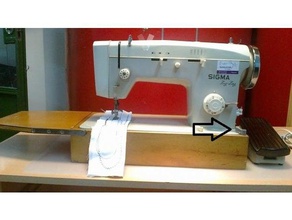 soporte para reemplazar el viejo sigma máquina de coser las piezas repuesto 3d print model - Mito3D
