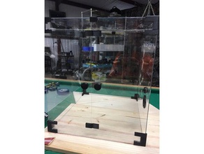 3d printer enclosure reach accessories printing acrylic diy reach3d 3d print model - Mito3D