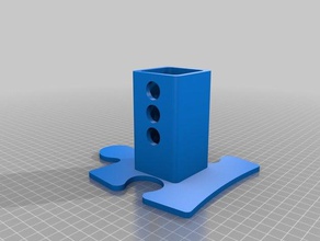 receptor de enganche la cubierta concientización sobre el autismo signos y logotipos 3d print model - Mito3D