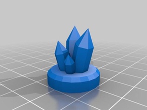 dnd gem artifact base toy & game accessories miniature prop tiles openforge playsets 3d print model - Mito3D