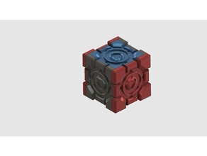 compagnon cube cnc accessoires de jeu la le portail 3d print model - Mito3D