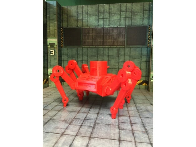 mech şehir kurt örümcek walker oyuncaklar ve oyunlar k47 3D print model - Mito3D