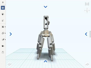 graber robot yürüyüş 3d baskı 3d print model - Mito3D