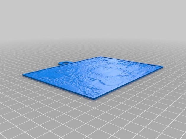 quelque chose se cache derrière 2d art personnalisé 3D print model - Mito3D