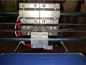 anet a8 prusa i3 x-axis 15mm belt holder 3d printer parts mods upgrade x-belt x 3d print model - Mito3D