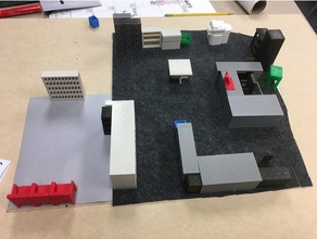 sala de aula projeto escala A impressão 3d educação modelo em 3d print model - Mito3D