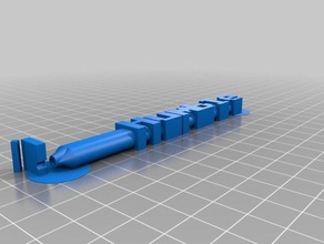 il mio personalizzate avanzate di word penna office su misura 3d print model - Mito3D