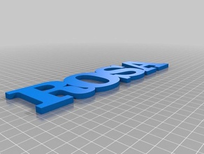rosa-5mm sculptures customized 3d print model - Mito3D