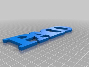 paco-5mm Skulpturen kundengebundene 3d print model - Mito3D