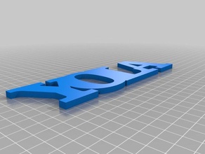 yola-5mm Skulpturen kundengebundene 3d print model - Mito3D