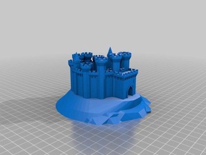 castle buildings & structures customized 3d print model - Mito3D