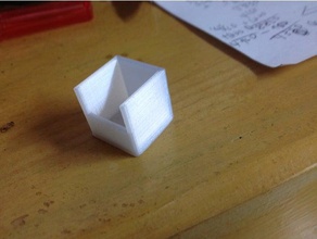 20mm test cube retraction tester 3d printing tests retrection 3d print model - Mito3D