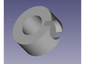 contração do bloco de ímã anel abertura 8 mm mecânico brinquedos 3d print model - Mito3D