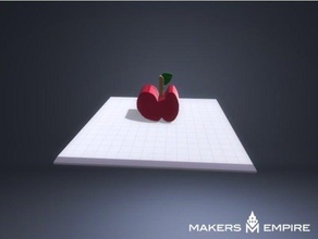 a apple arte 3d print model - Mito3D