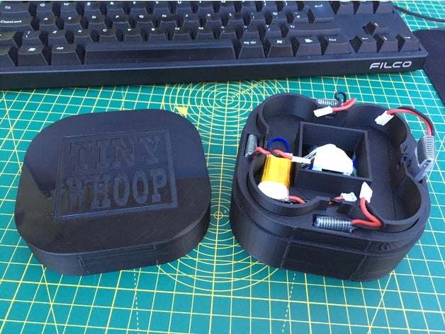 tiny whoop e010 case tray r c vehicles 3D print model - Mito3D