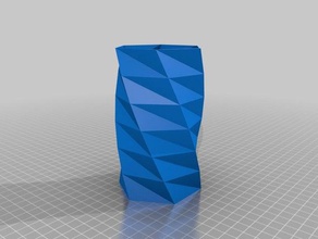 my customized twisted vase emme lotte decor 3d print model - Mito3D
