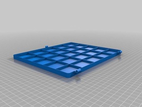 meine angepasste aufklappbaren box v2 base - Organisation kundengebundene 3d print model - Mito3D
