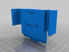 sony z5 mobile phone customized 3d print model - Mito3D