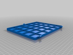 meine angepasste aufklappbaren box v2-Buchse - Organisation kundengebundene 3d print model - Mito3D
