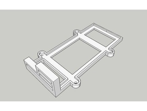 anet a8 hp dps-600pb psu bracket acrylic frame 3d printer parts 3d print model - Mito3D