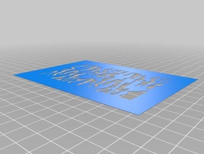 aerógrafo de la plantilla simple patrón camuflaje herramientas del arte camo el galería símbolos tablero mesa 3d print model - Mito3D