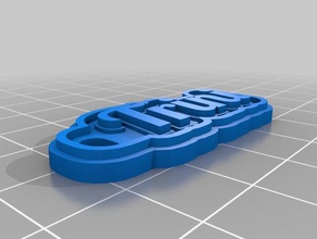 llavero trini Schlüsselanhänger kundengebundene 3d print model - Mito3D