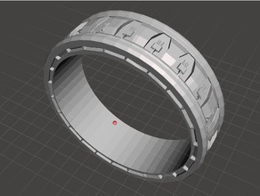 firefly serenidade anel anéis vaga-lume jóias 3d print model - Mito3D