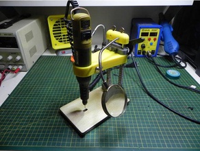 pcb drill stand machine tools 3d print model - Mito3D