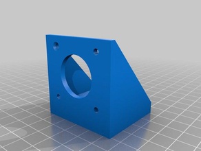 prusa i3 x carriage holder part 3d printer parts motor mount x-carriage 3d print model - Mito3D