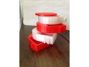 stacking box containers 3d print model - Mito3D