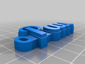 llavero de la pau llaveros personalizado 3d print model - Mito3D