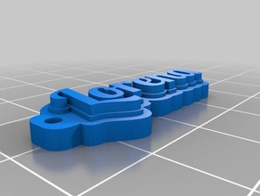 lorena llaveros personalizado 3d print model - Mito3D