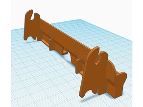 bisturi titular de fenda pegboard porta-ferramentas & caixas clipe montagem ferramentas entalhado controle parede 3d print model - Mito3D