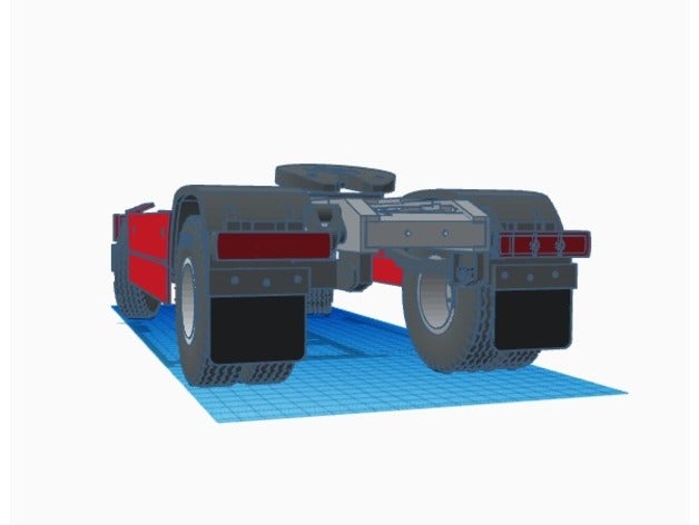 rear light mudflap r c vehicles tamiya trucks volvo 3D print model - Mito3D