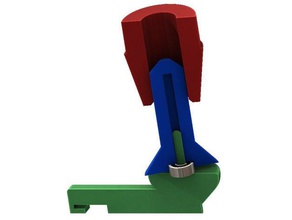 mecreator 2 spool holder 3d printer accessories bearing geeetech mecreator2 3d print model - Mito3D