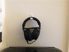 headphone hook organization 3d print model - Mito3D