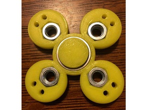 omg surprise écrou hexagonal fidget spinner customizer jouets mécaniques jouet 3d print model - Mito3D