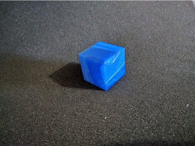fusion 360 trisection cube interactive art 3D print model - Mito3D
