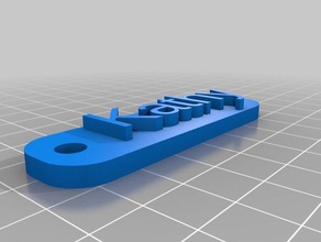 kathy chaveiro sinais e logotipos personalizado 3d print model - Mito3D