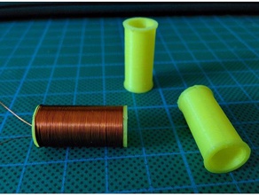 parametric air coil inductor core electronics customized eletronics 3d print model - Mito3D