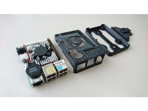 Fall up-board - Elektronik intel upboard 3d print model - Mito3D