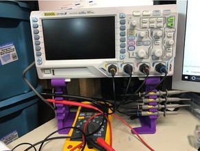 rigol ds1054z osciloscopio stand soporte de sonda la electrónica pie 3d print model - Mito3D