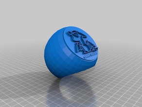 chibi anello di testo esperimento La stampa 3d 3d print model - Mito3D