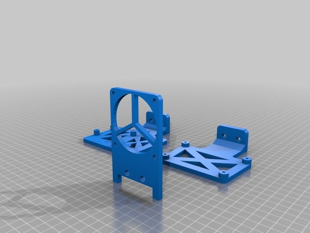 markabot-v12 temel rampaları 3030 güç pi 3d baskı 3D print model - Mito3D